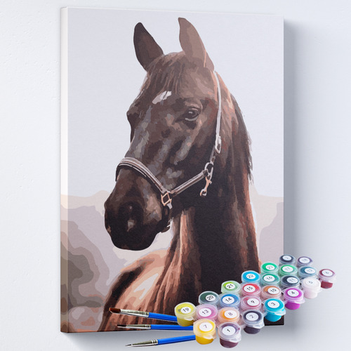 Kit Pintura Terapêutica - Cavalo Negro